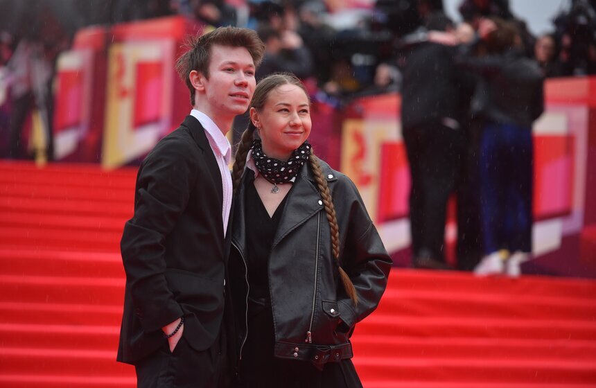 Режиссер Влад Шенг и актриса Мария Глебова  