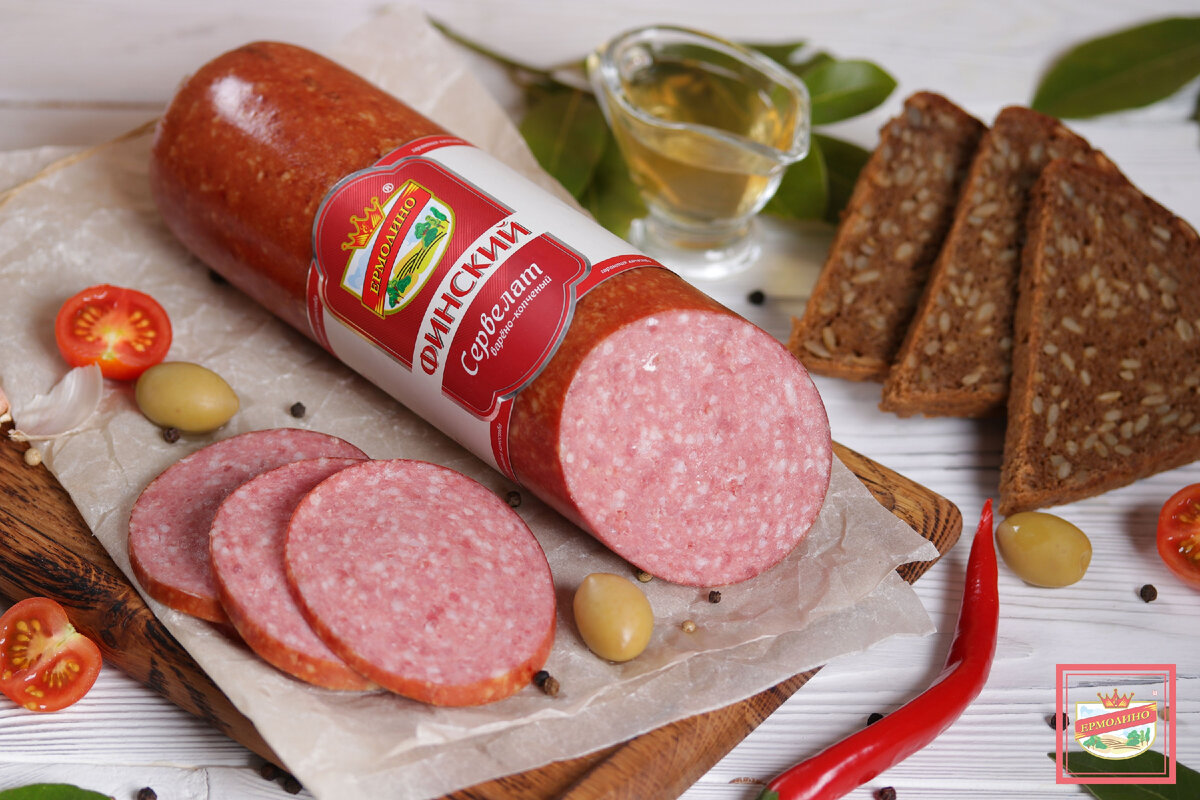 «Сервелат Финский» ТМ «ЕРМОЛИНО»