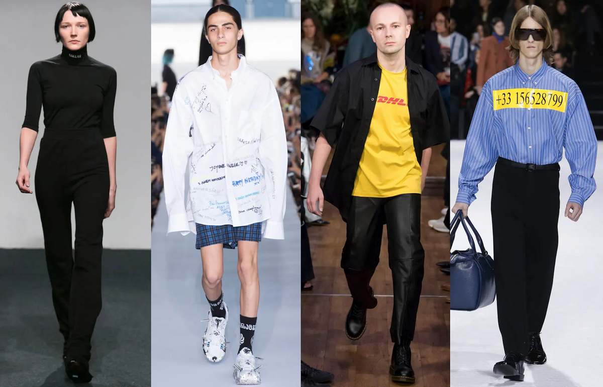 Образы из коллекций Vetements