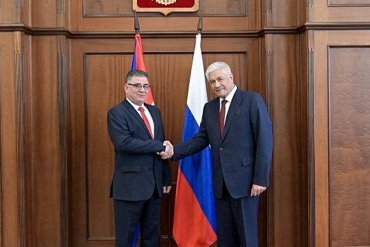    Владимир Колокольцев и Ласаро Альберто Альварес Касас провели встречу в МВД РФ