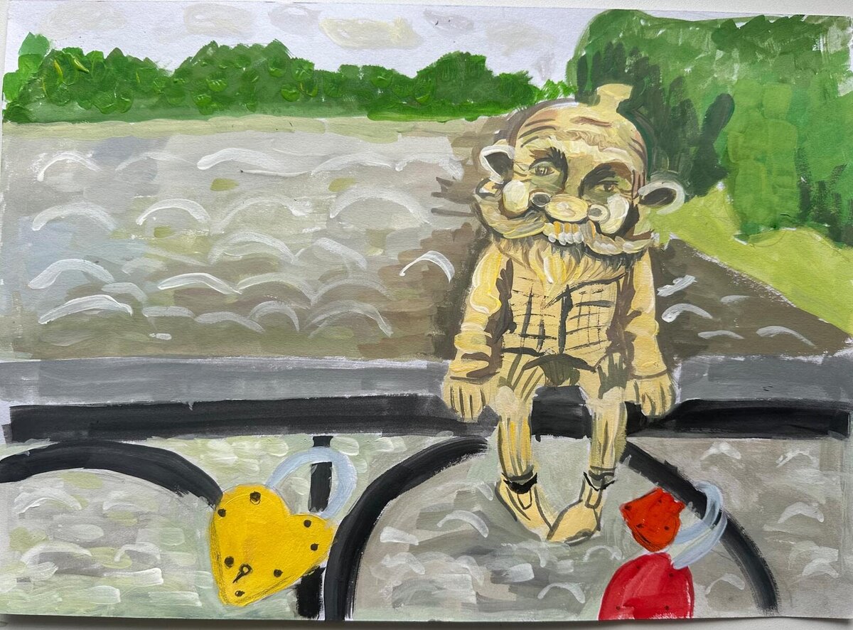 Борисова Софья, 6 лет, Самара, «Дедушка Карл ждёт меня в гости»