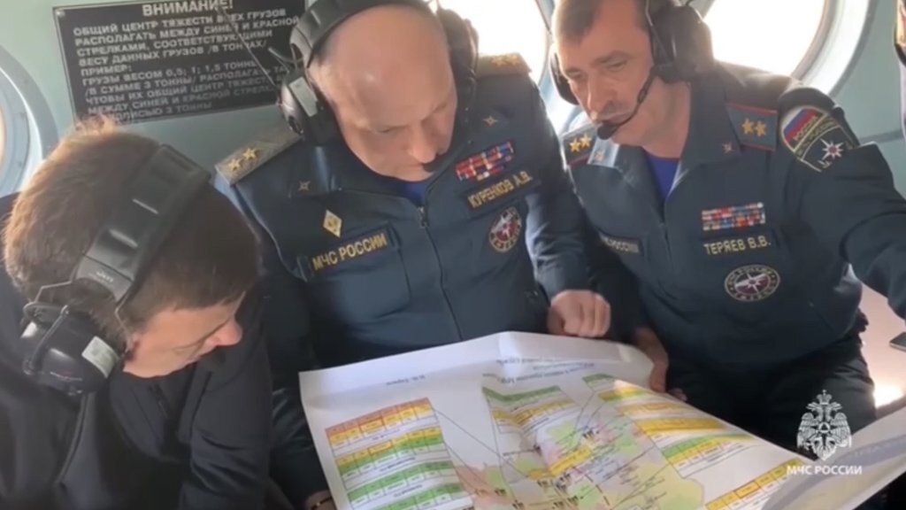    А.Куренков Архив. Фото: скрин с видео пресс-службы МЧС РФ