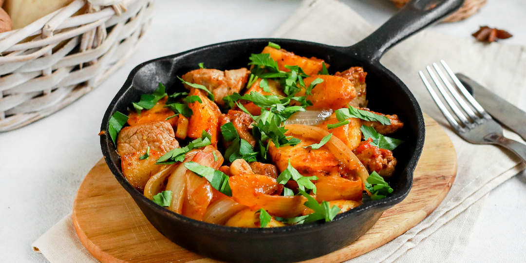 Рецепт оджахури по грузински со свининой