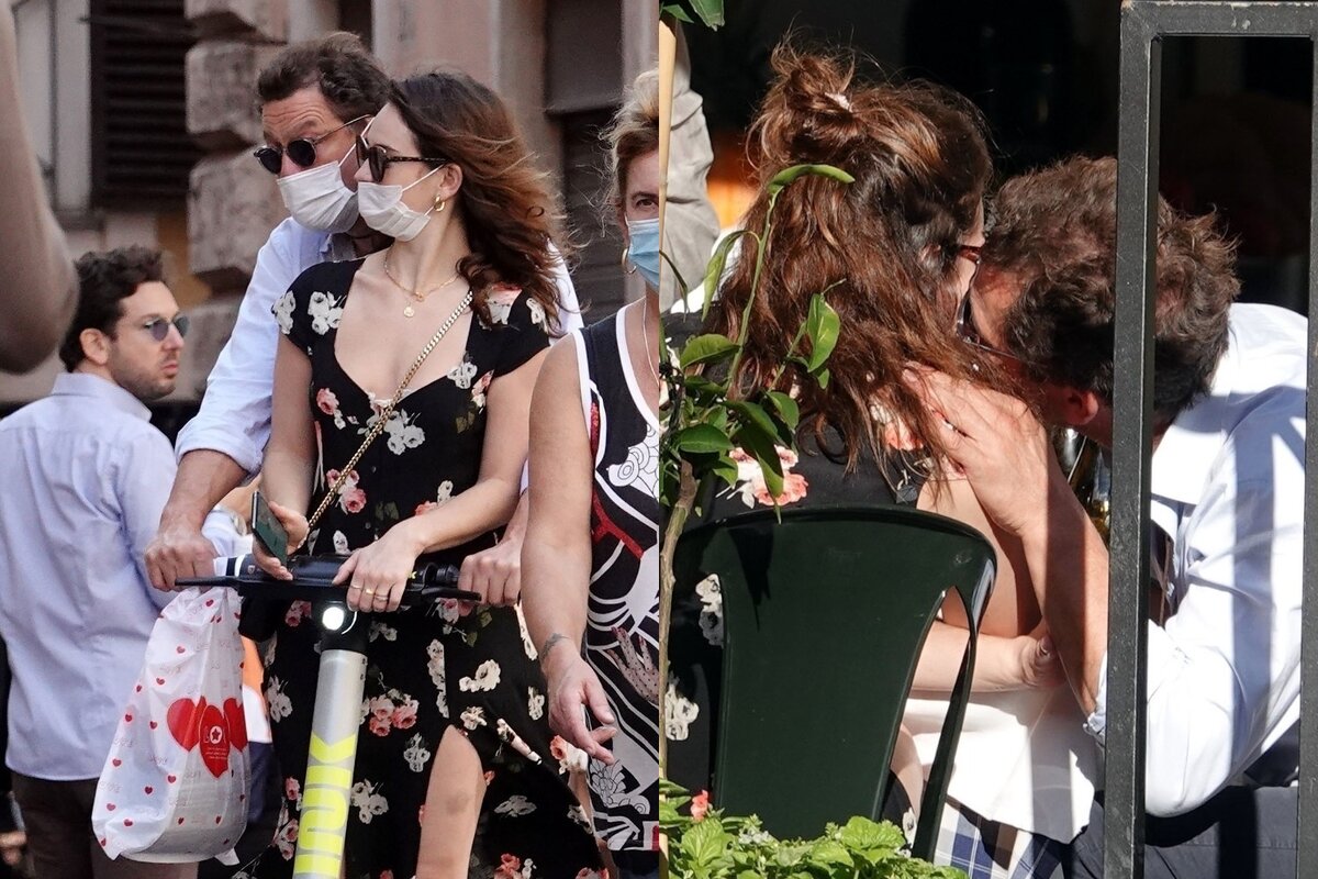 Доминик Уэст и Лили Джеймс