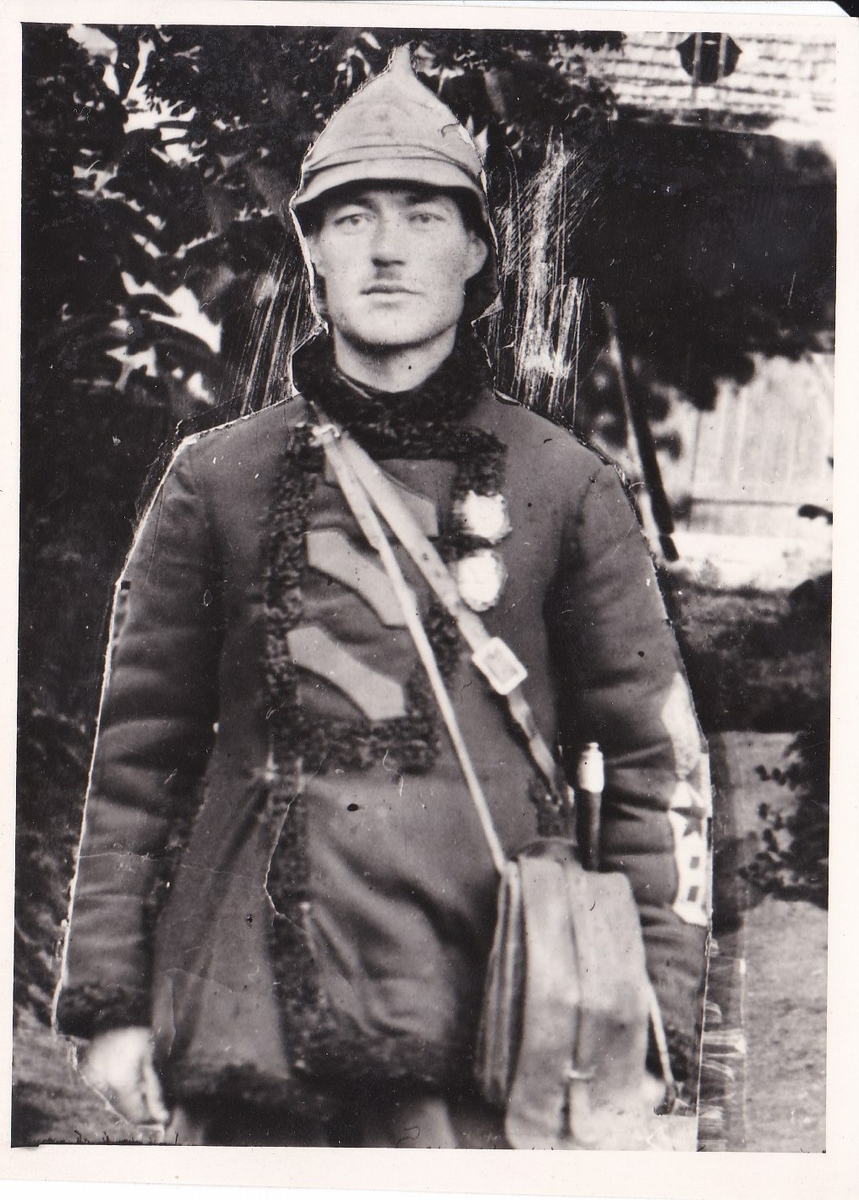 Красноармеец Ф.Д. Захаров. 1918 г.