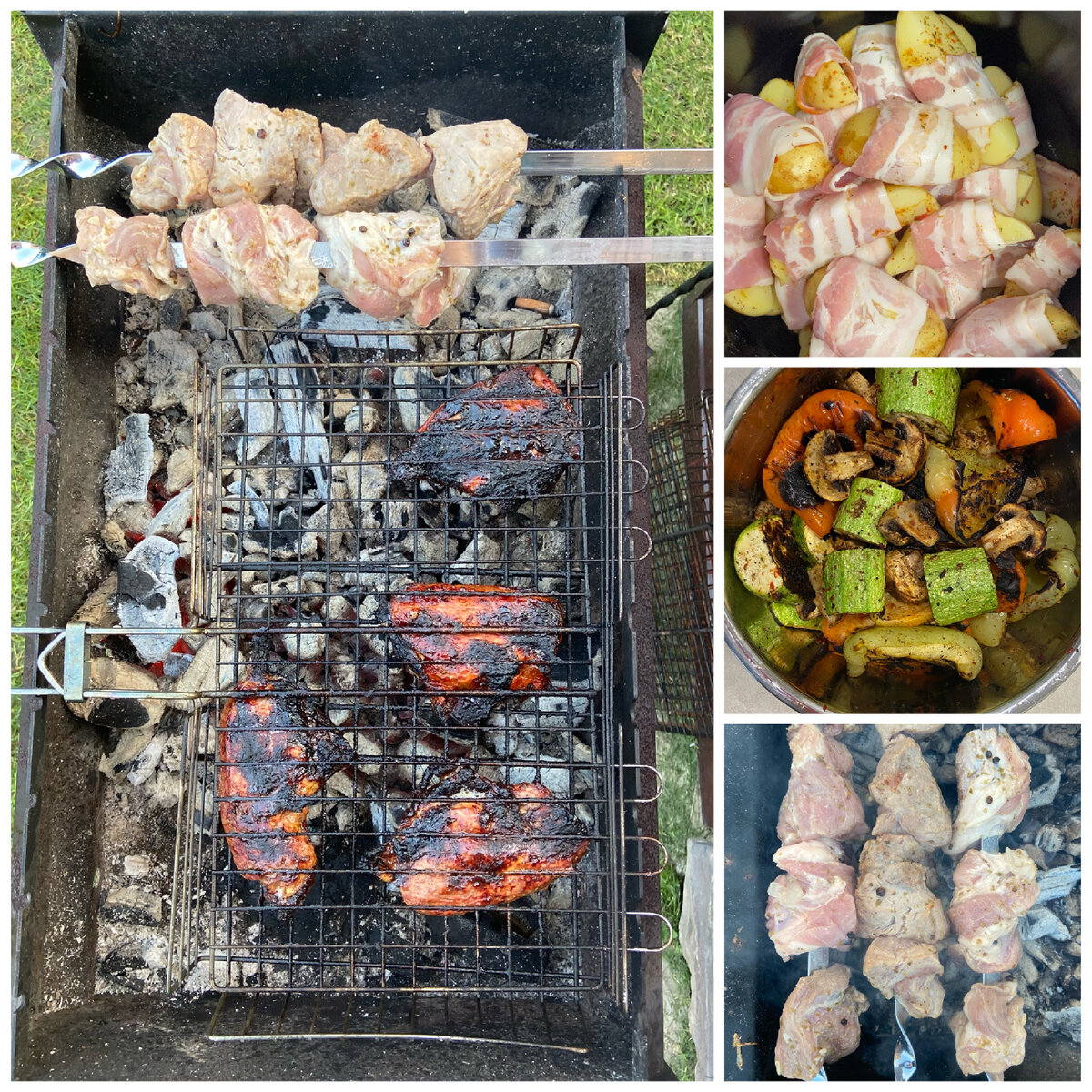 Шашлык прошлогодний. В этом году он всегда был с добавлением снега