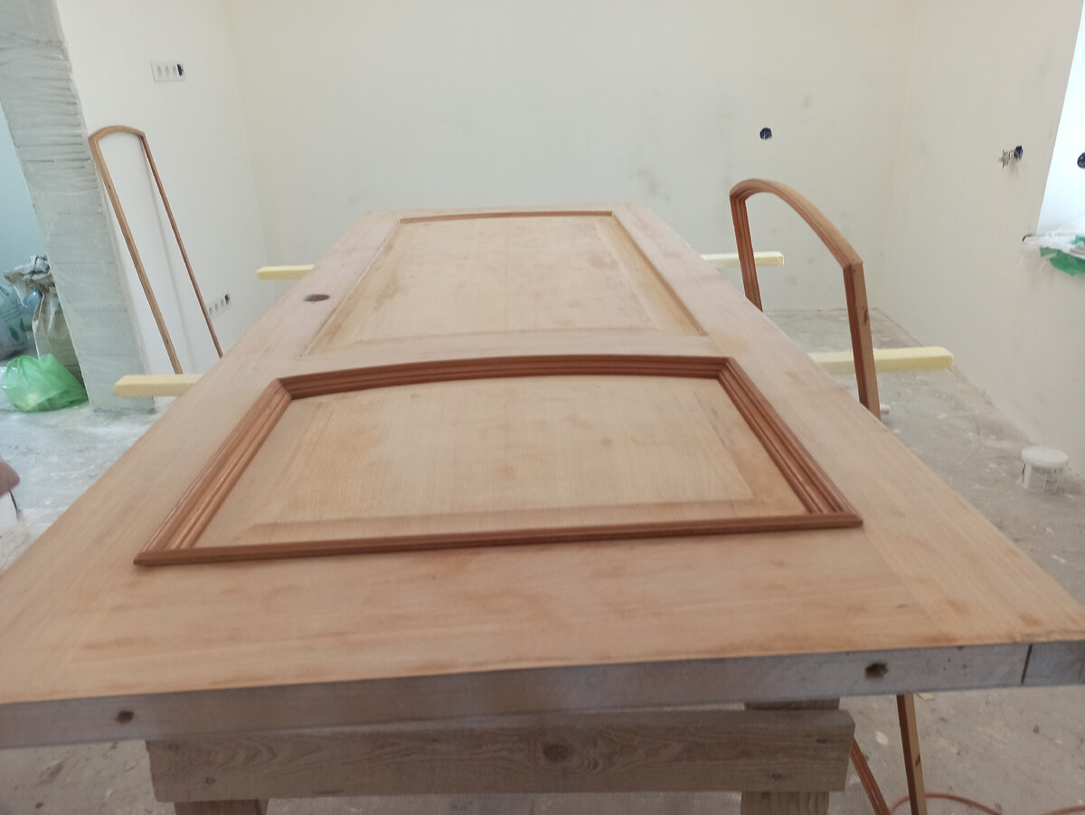 Дверь подготовлена к покраске