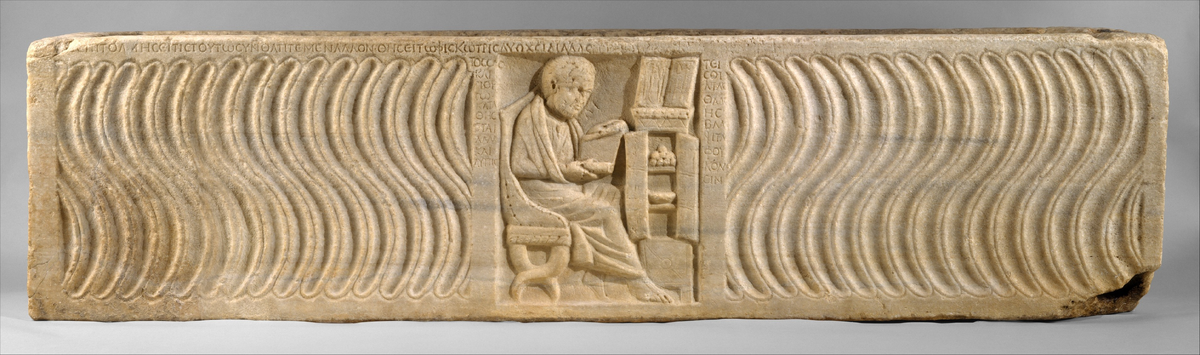 Sarcophagus with a Greek Physician. Source: https://www.metmuseum.org/art/collection/search/468268?pos=4