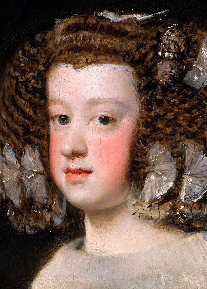The Infanta Maria Theresa, daughter of Philip IV of Spain . Comp.element: Asya Oblamsky