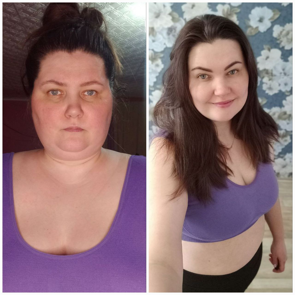 Слева - 114,7кг / справа - 84кг