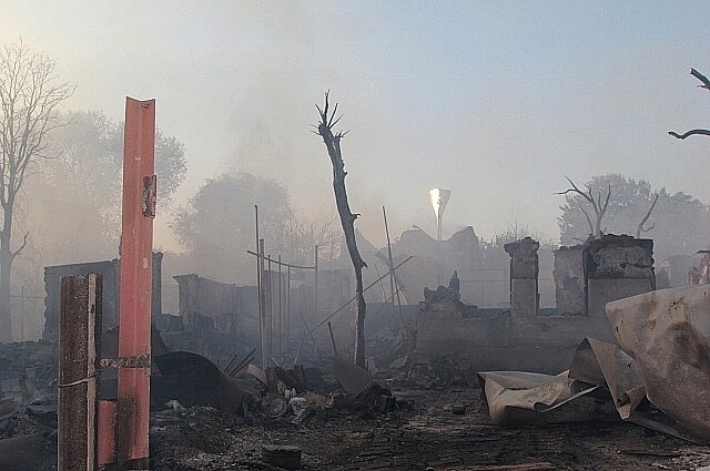    Пожар в Ростове 21 августа 2017 года. Фото:  АиФ/ Виталий Колбасин