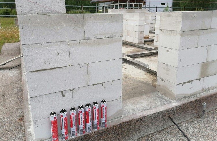 Строительство гаража из газобетона