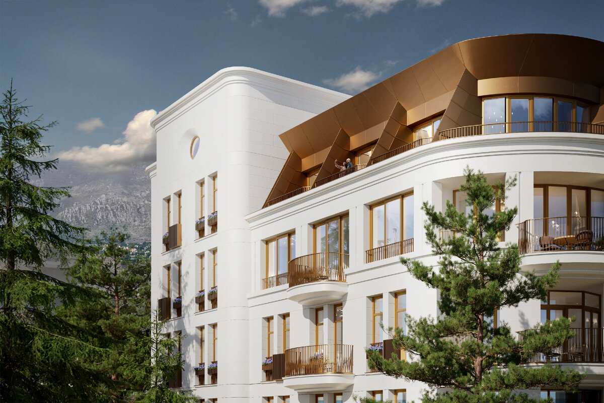 Проект апарт-отеля в Алуште, проектирование гостиниц