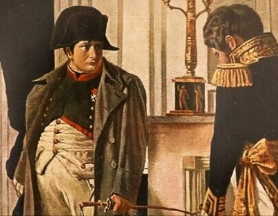 Наполеон беседует с провинившимся 