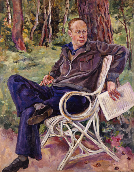 С.С. Прокофьев. Портрет работы П. Кончаловского (1934).