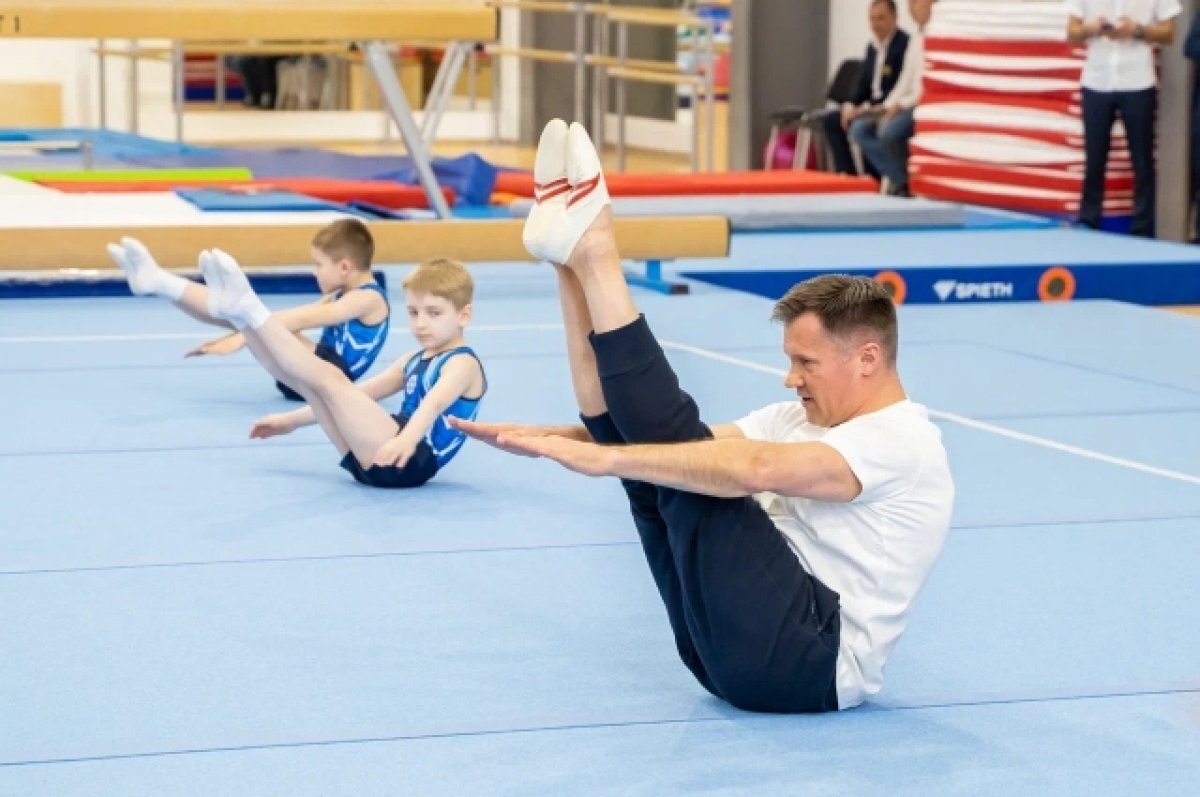    Чемпион Алексей Немов провел мастер-класс в Тобольске