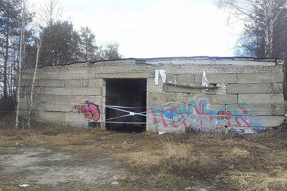 заброшенное зернохранилище