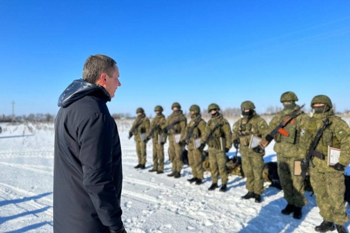    Белгородские власти отправили гуманитарный груз военнослужащим