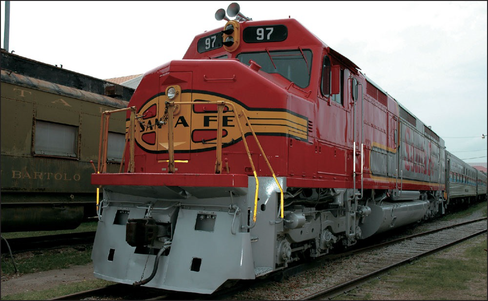 Картинка из свободных источников. Burlington Northern Santa Fe Railway FP-45 № 97 