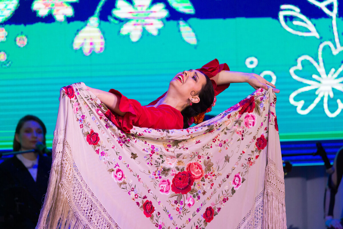 Наталья Зайкова на фестивале Flamenco de primavera в Челябинске. Фото Дмитрия Куткина (Вечерний Челябинск)