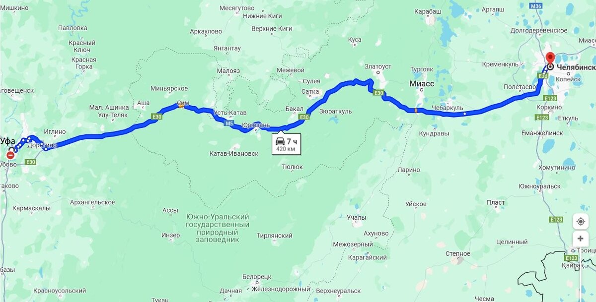 Карта из открытых источников