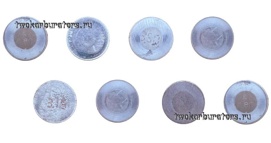 Шайбы для регулировки клапанов двигателя 2111 (1,5) автомобилей ВАЗ