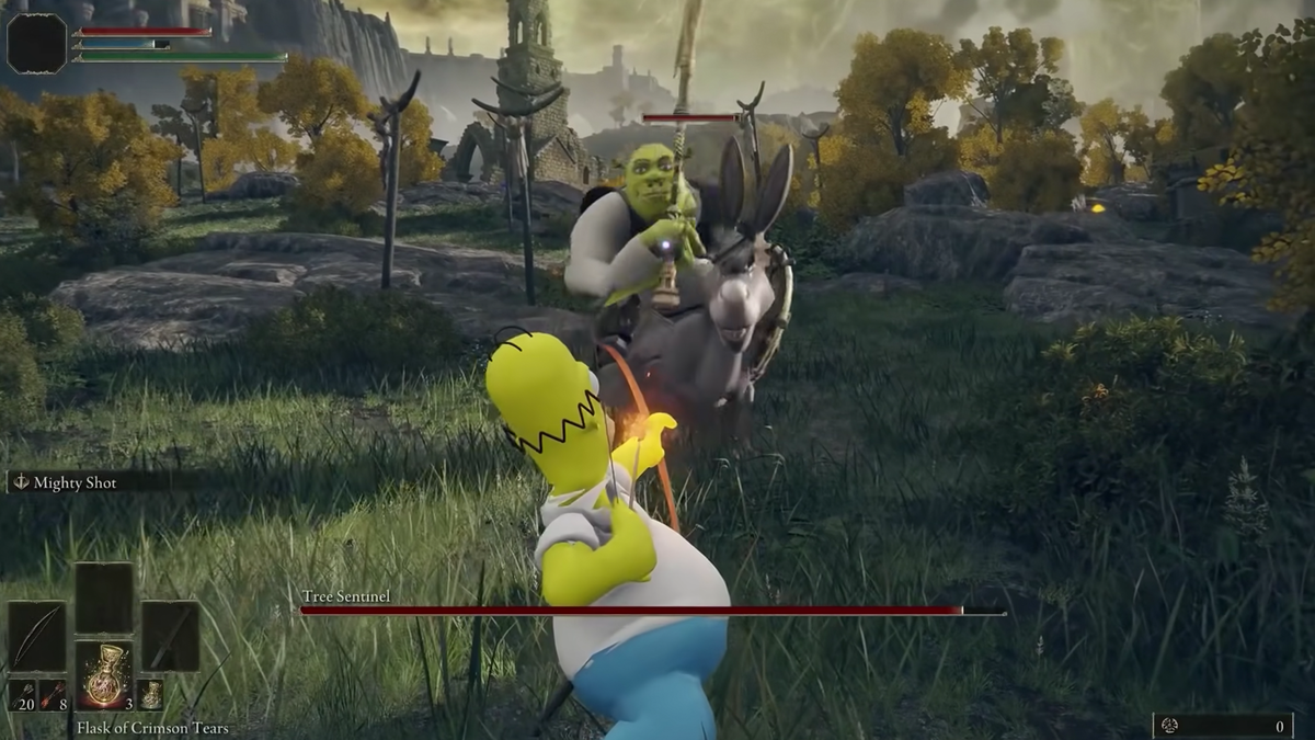 Elden Ring Shrek. Кольцо Шрек. God Mod elden Ring.