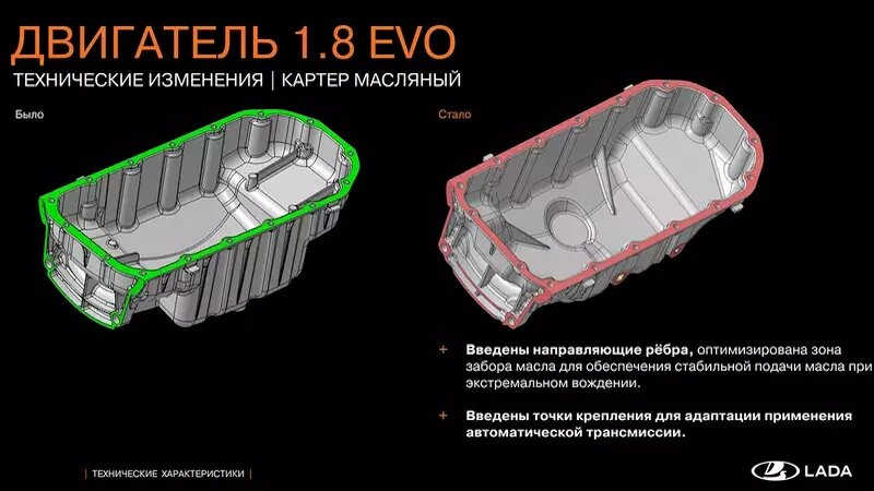 1.8 EVO масляный картер
