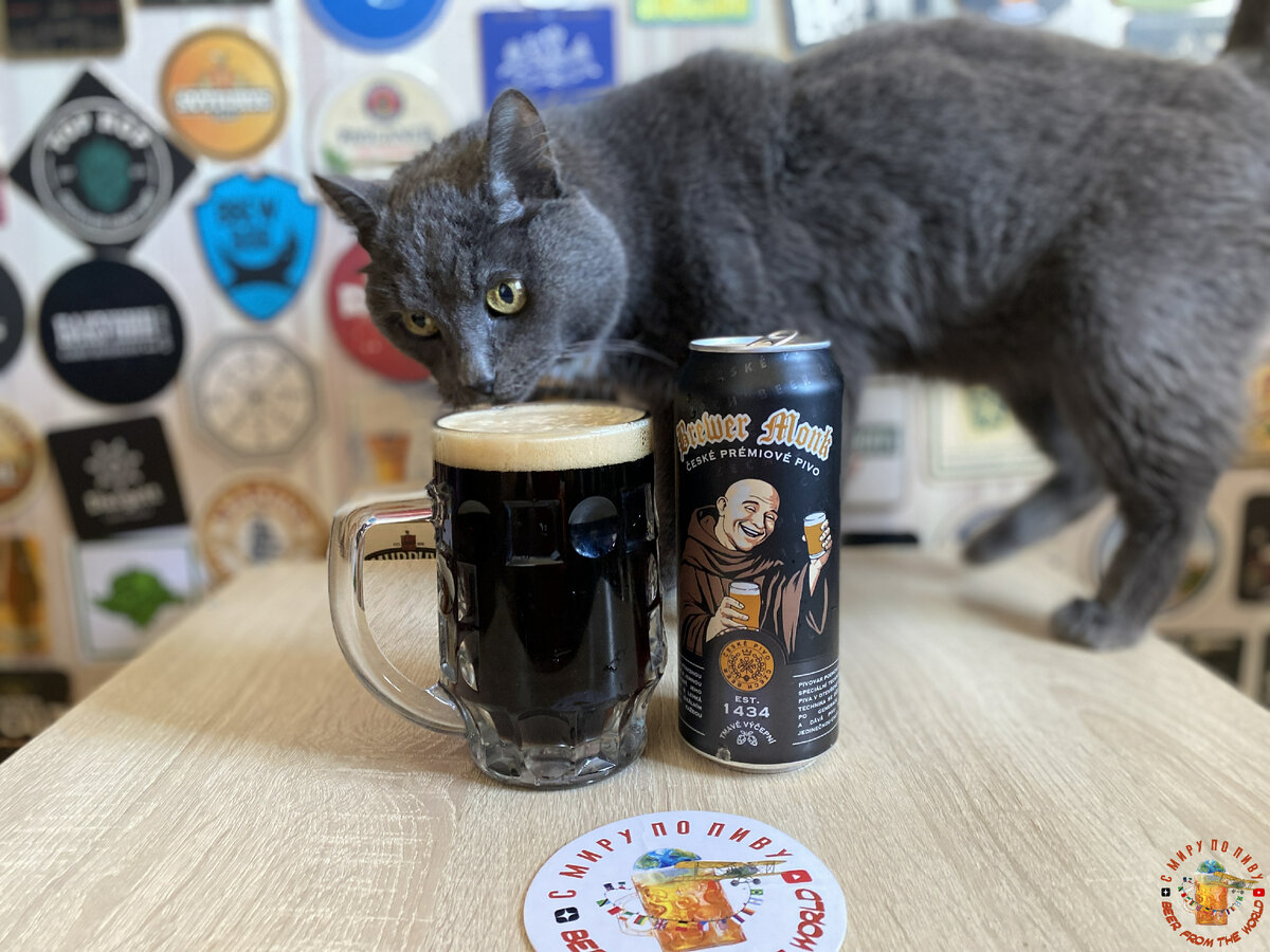 Обзор пива "Brewer Monk Tmave Vycepni" из Бристоль