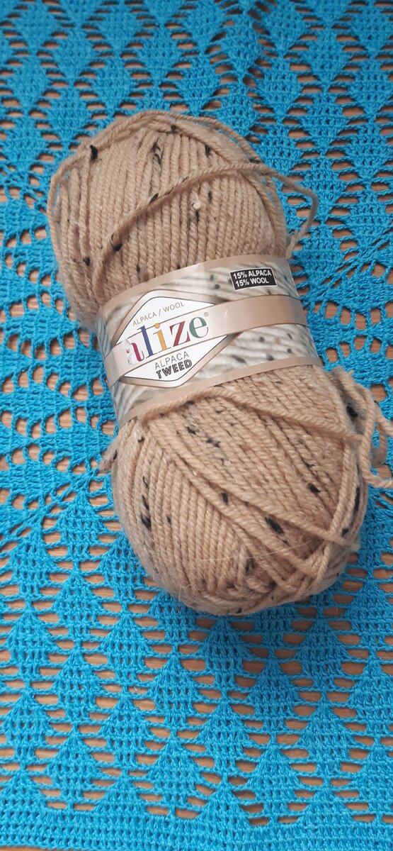 Пряжа ALIZE alpaca TWEED.