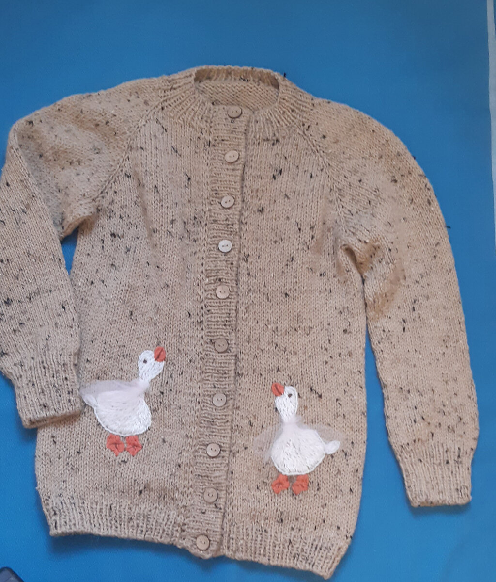 Кардиган по МК Екатерины Олбут. #flower_meadow_dress_lubluknitwear