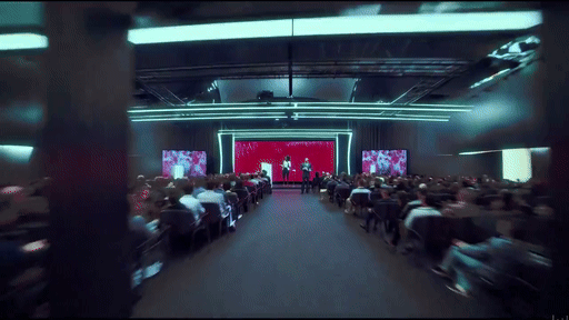 Конференция TED Talks 2064 года, так себе представляет её нейросеть Sora