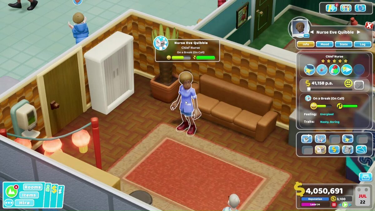 Chief Nurse Eve Quibble
