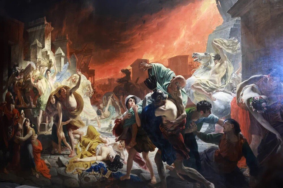    Картина «Последний день Помпеи» скрывала несколько тайн, неизвестных до реставрации. Вероника ОВСЯННИКОВА