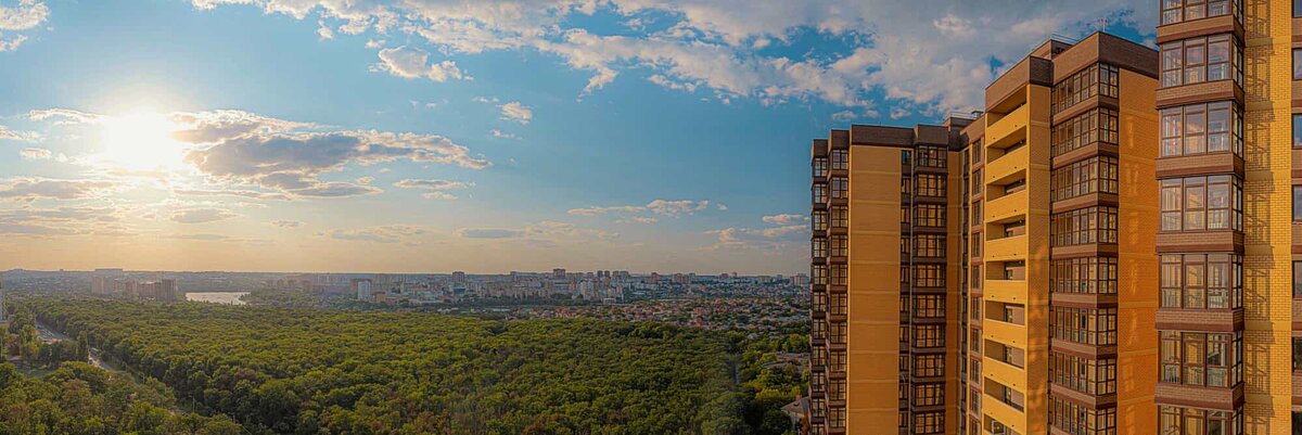 Вид из окна ЖК «Грин Парк».