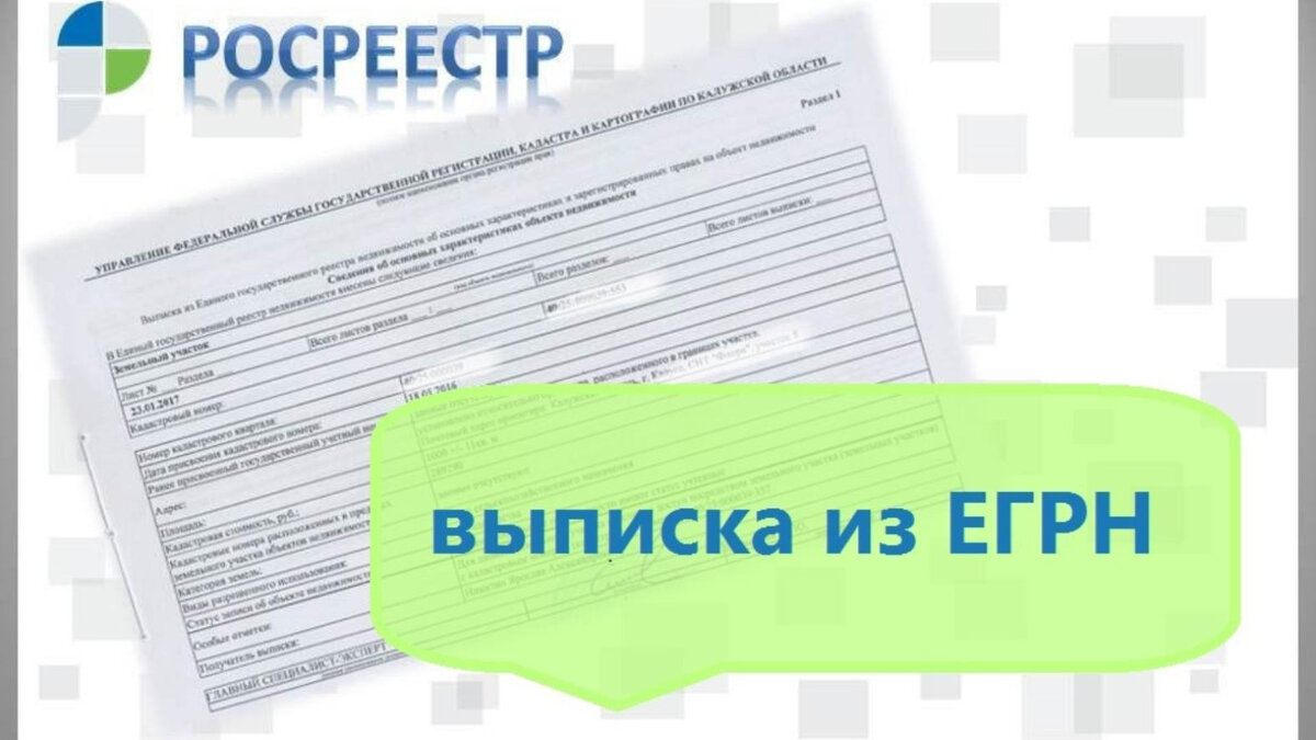 Выписка из ЕГРН