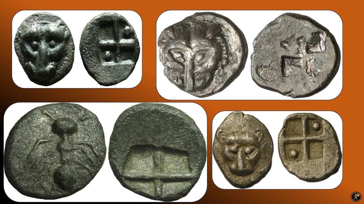 Расписывать где какая монета не буду, но вот здесь https://bosporan-kingdom.com/ просто огромная коллекция.