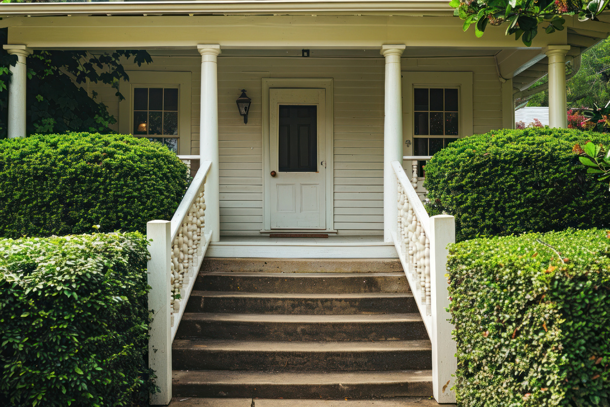 Крыльцо у частного дома