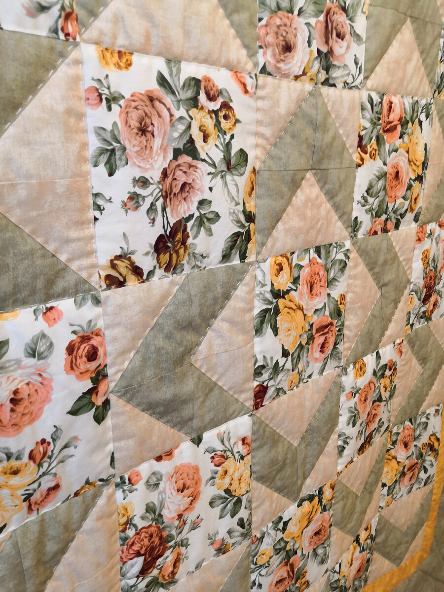 Одеяло " розовый сад".