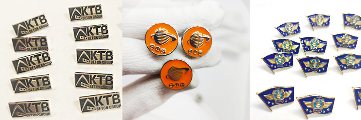 Заказать значки с логотипом компании www.zaponki.pro