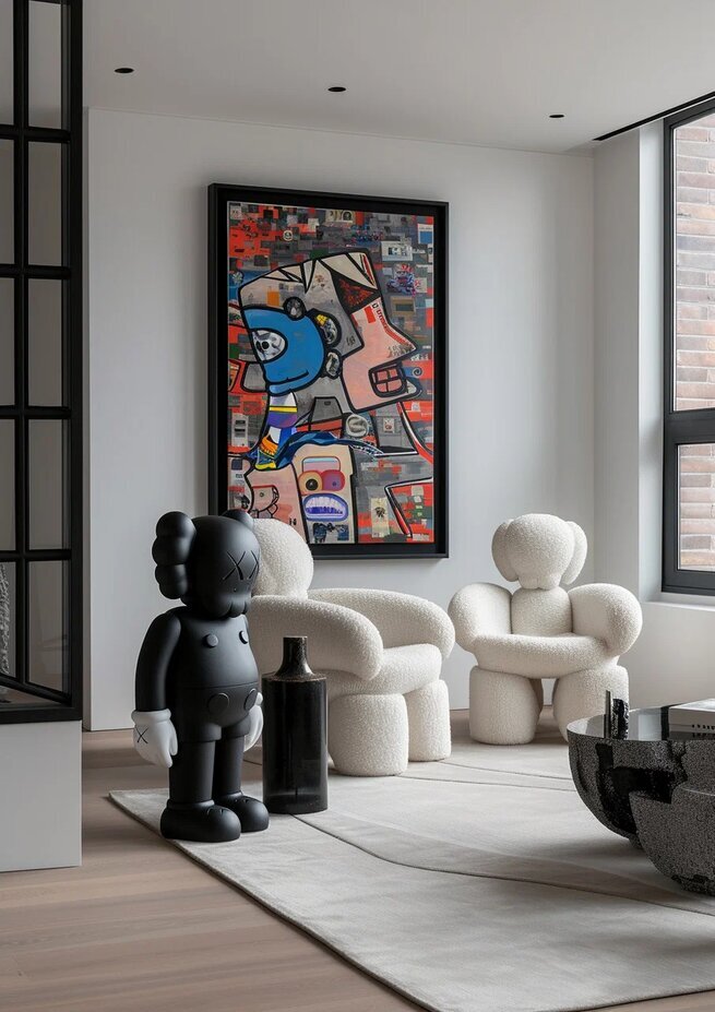 Крупные предметы искусства сразу становятся смысловым центром пространства