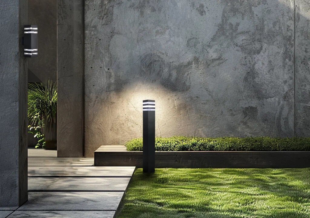 Коллекция HEATHER состоит из ландшафтных и фасадных светильников