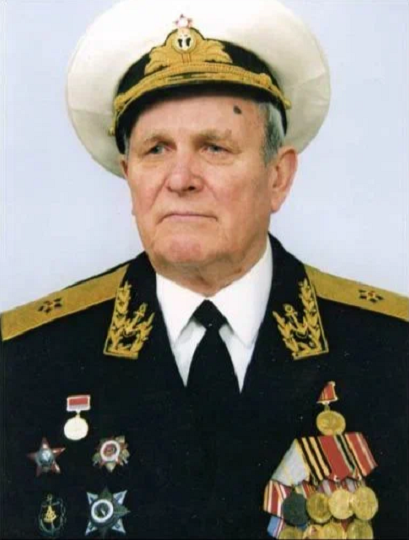 Начальник ГС ЧФ контр адмирал Лев Иванович Митин