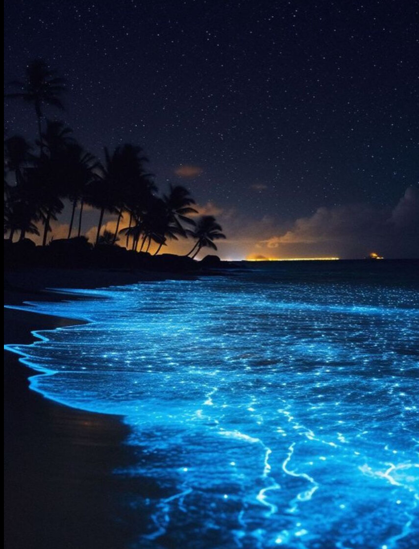 Светящиеся планктон🌌