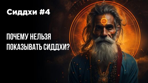 Сиддхи и сверхспособности #4 Почему нельзя показывать сиддхи?