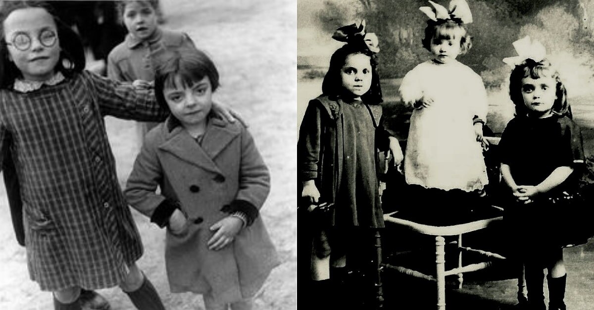 Эдит Пиаф в детстве.