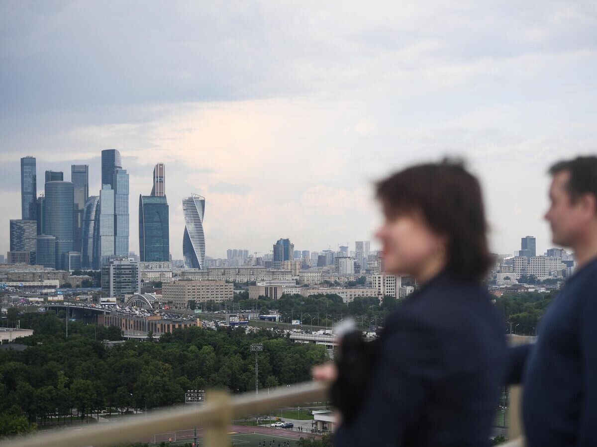    Вид на Москву со смотровой площадки "Лужники"© РИА Новости / Евгений Одиноков