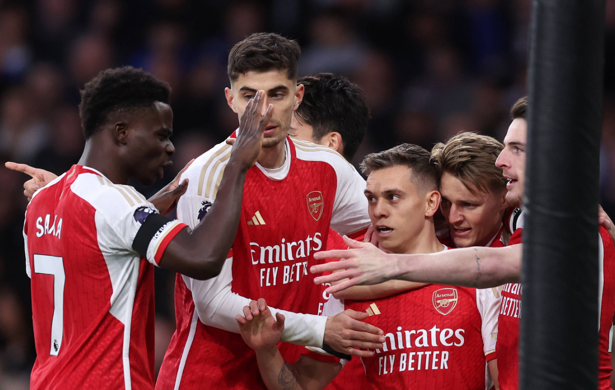 "Арсенал" отгрузил в ворота "Челси" пять безответных мячей. Фото: globallookpress