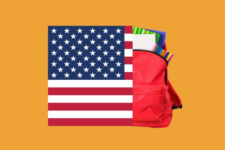Он начался как школьный проект для младшего класса Боба Хефта по истории в 1958 году и получил неудовлетворительную оценку. У его дизайна было 50 звезд, хотя Аляска и Гавайи еще не были штатами; Хефт полагал, что вскоре они получат статус штата, и показал правительству свой проект. После того, как президент Дуайт Д. Эйзенхауэр позвонил и сообщил, что дизайн был одобрен, учитель Хефта изменил его оценку на пятерку.