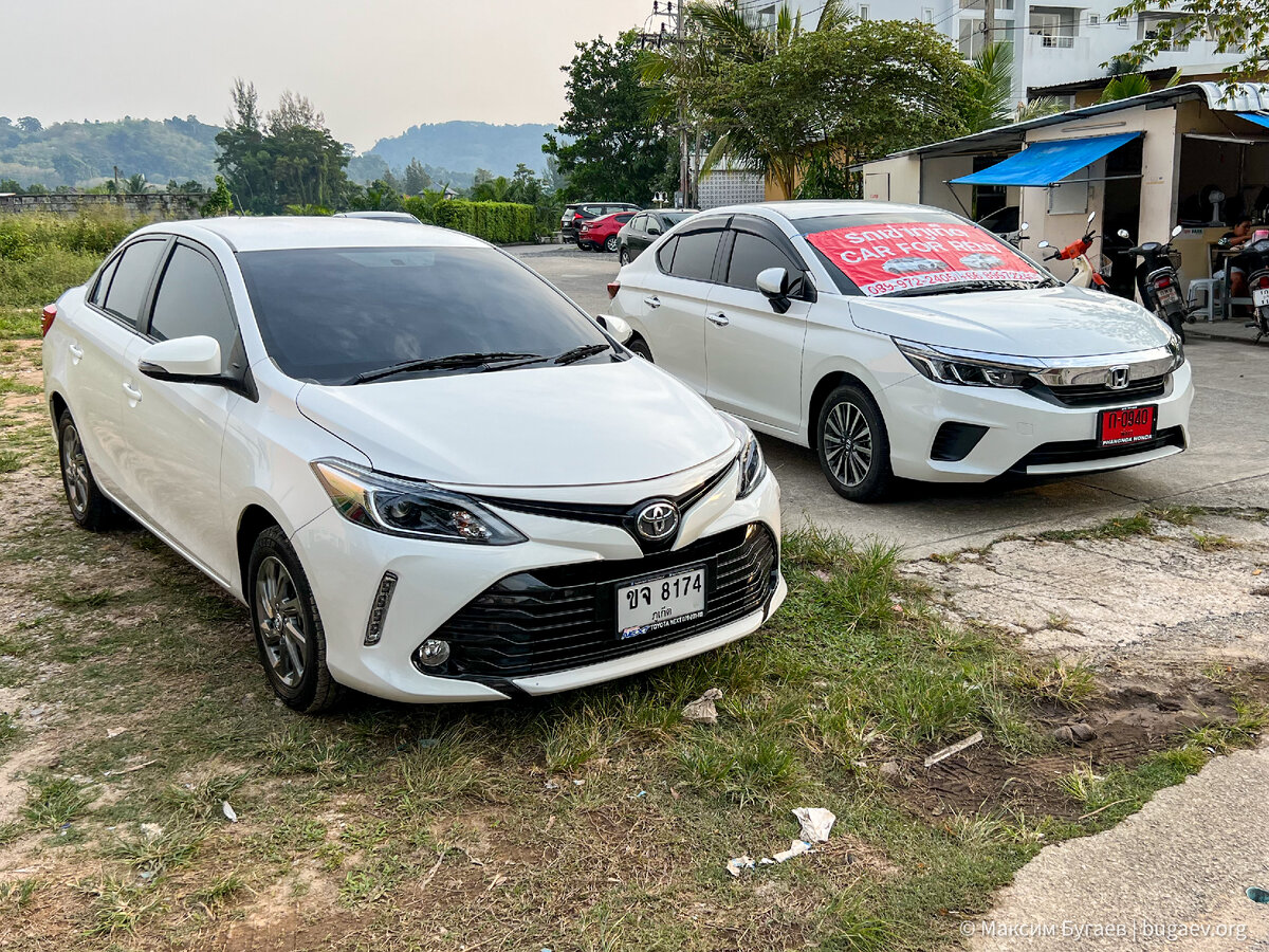 Авто для аренды на Пхукете от местных небольших компаний.